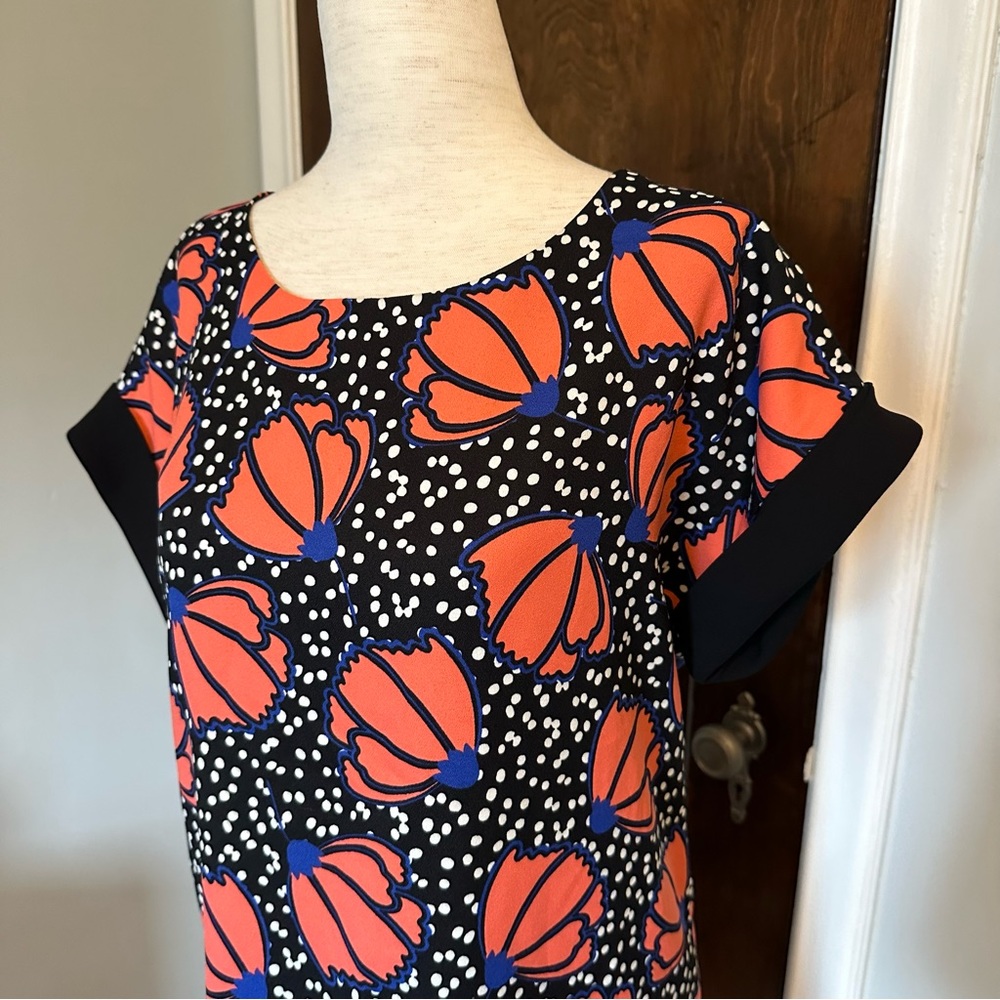 Pinkyotto Floral Short Sleeve Shift Dress S/M